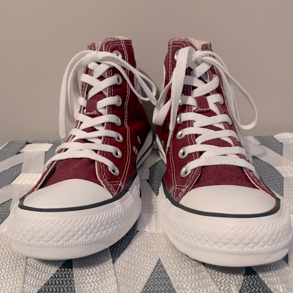 Burgundy Converse